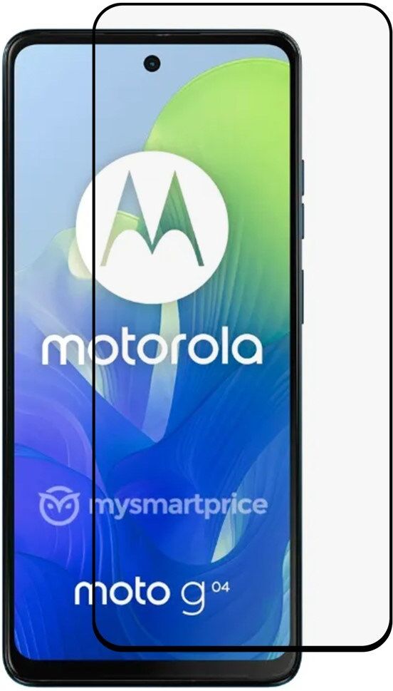 INCOVER Hærdet Skærmbeskyttelsesglas - Motorola Moto E14 4G/G04 4G/G04s 4G/G24 4G - Gennemsigtig/Sort Kant