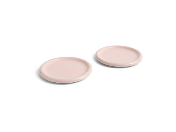 HAY Barro bord Pink, Ø24 cm 2-pack