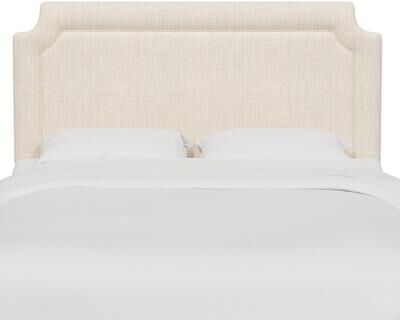 Vanessa Headboard - Clipped, Clipped/Linen Cream, Queen - Grandin Road