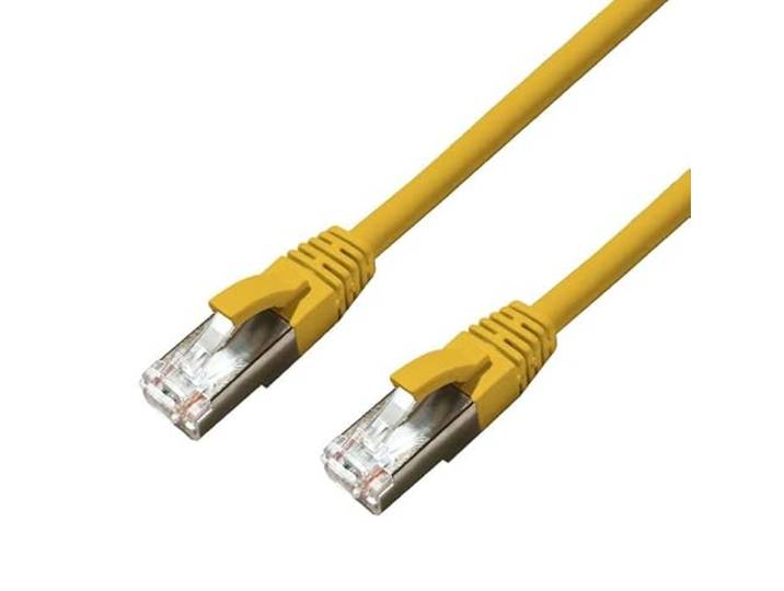MicroConnect MC-SFTP6A01Y netwerkkabel Geel 1 m Cat6a S/FTP (S-STP)
