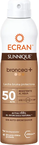 Ecran Sunnique Bronze+ Protective Mist Milk SPF 50 250 ml