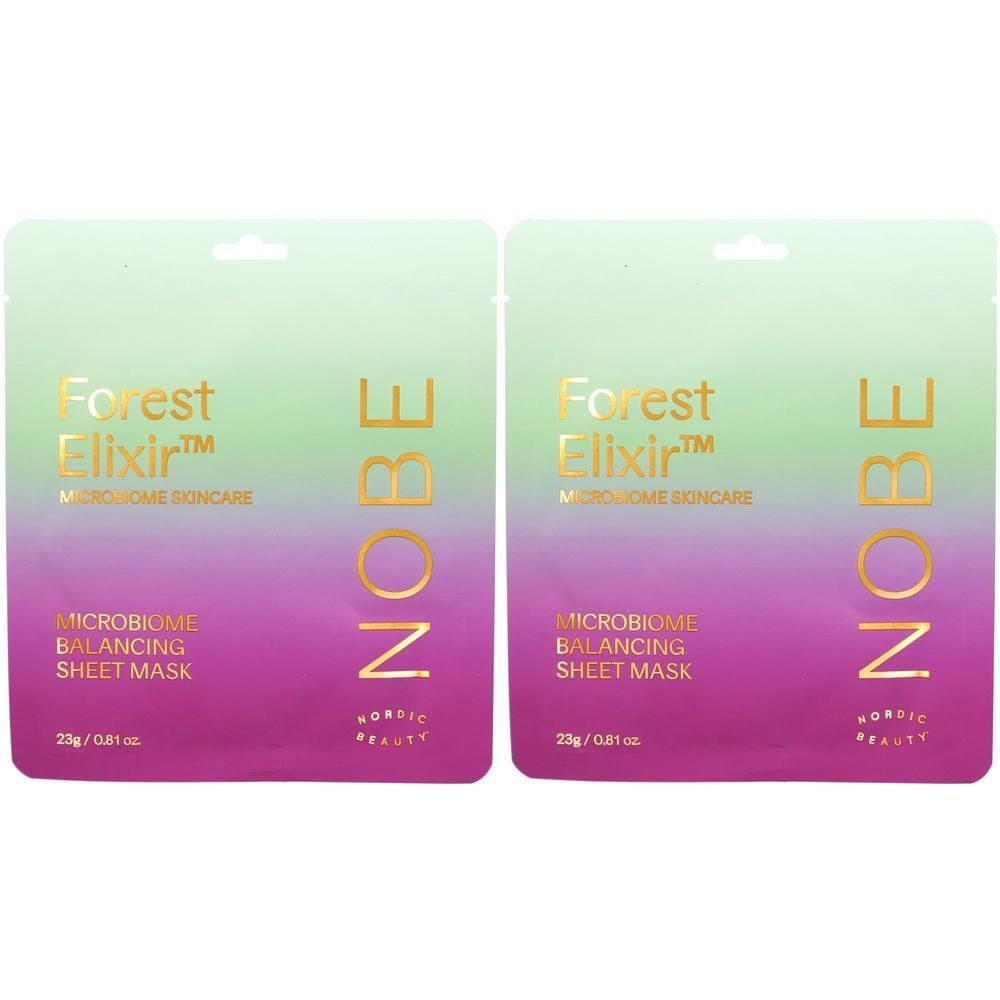 Nobe Forest Elixir Microbiome Balancing Sheet Mask 1 pc 2x 2x1 St