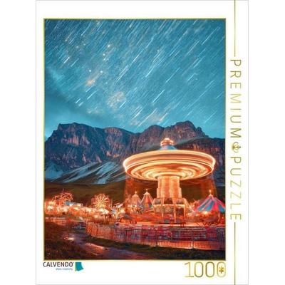 CALVENDO Puzzle Am Rande der Welt tanzt das Licht mit den Sternen | 1000 Teile Lege-Größe 64x48cm Foto-Puzzle für glückliche Stunden, Game von ,