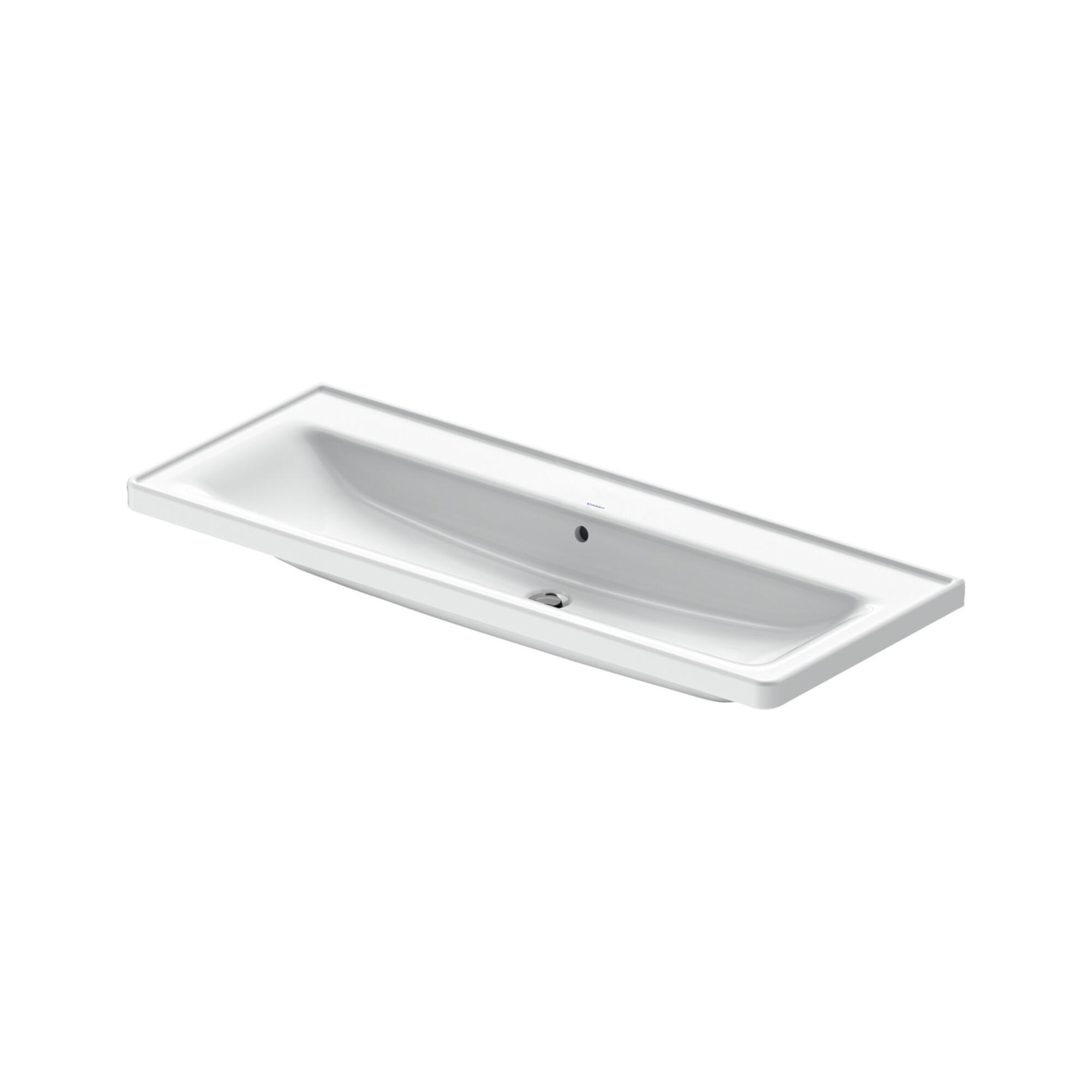 Duravit Waschtisch D-Neo 120,5x48cm, m Ü, HL, we hgl, o. Hahnl. (2367120060)
