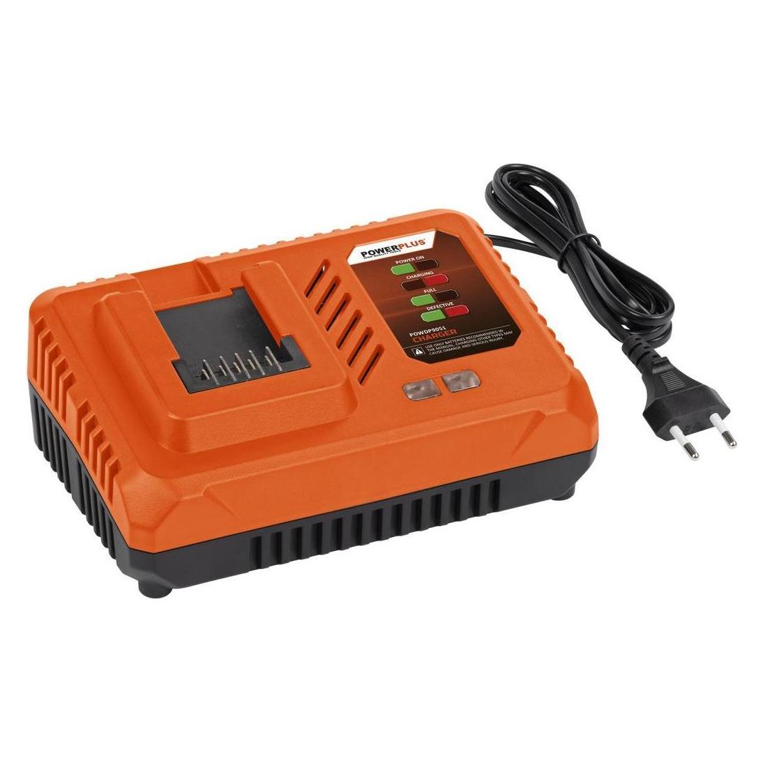 Powerplus Dual Power Ladegerät 4.0A (20V & 2x20V Akkus) (POWDP9051)