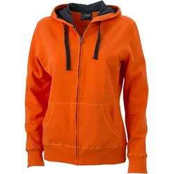 James & Nicholson Schwere Damen Kapuzenjacke Sweatjacke JN594