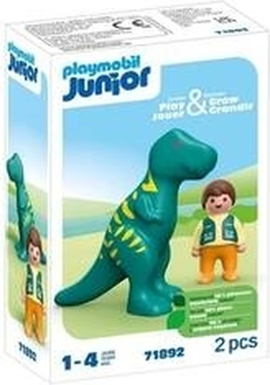 Playmobil Junior Dinosaurus met figuur 71892