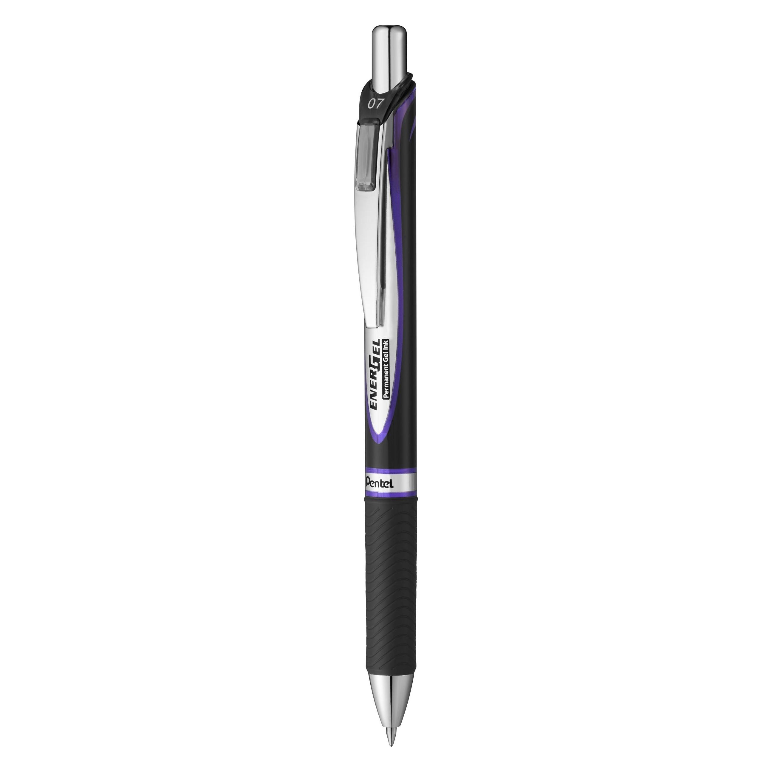 Pentel Liquid Gel-Tintenroller EnerGel Document, violett (1x) (BLP77-VX)