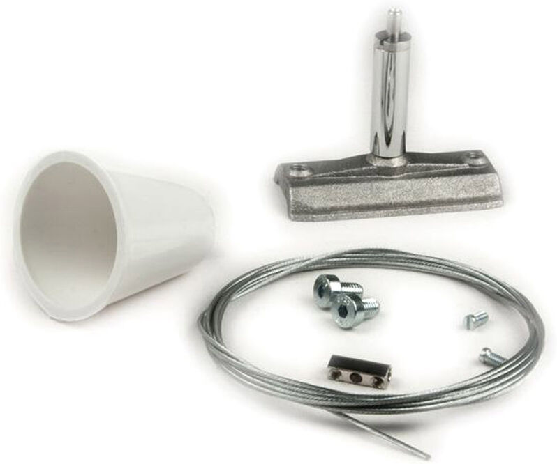Isoled Seilabhängung (1 Stk) Für 3ph Stromschiene Classic Mit Gegenstück Inkl. Baldachin Und