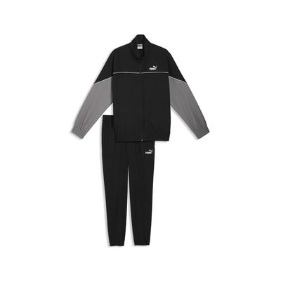 Trainingsanzug PUMA "Colourblock Trainingsanzug Herren", Herren, Gr. S, schwarz, Obermaterial: 100% Polyester, Sportanzüge Trainingsanzug