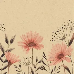 Serviette Delevate Flowers 20tlg. Papier Rosa