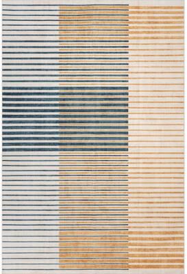 Nuloom Ondelia Striped Washable Rug