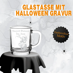 Gravur Glühweinglas Kaffeeglas 0,2l geeicht - Zauberelixir - 1 Stück