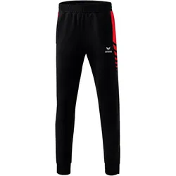 erima Six Wings Worker Trainingshose schwarz/rot L