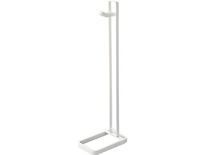 YAMAZAKI 4340 TOWER Kids Bike & Helmet Stand\, white\, Steel\, 15 x 20 x 63 cm