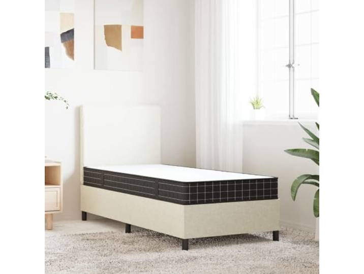 HBBMGYD Matratze Bonnell Medium 80 x 200 cm mit abnehmbarem Bezug Atmungsaktives Gewebe, dauerhafte Unterstützung, Schaumstoffschicht, pflegeleicht, komprimiert, gerollt