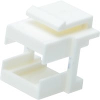 LC Keystone Adapter für Patchpanel, Einbaurahmen weiß