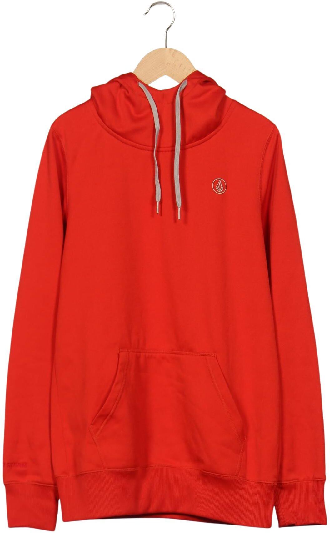 Volcom Damen Kapuzenpullover, Rot, Gr. S, Synthetik - Second Hand