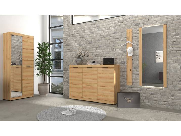 Schuhkommode 150cm Braun