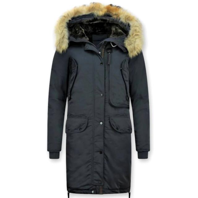 Gentile Bellini Winterjas parka met bontkraag