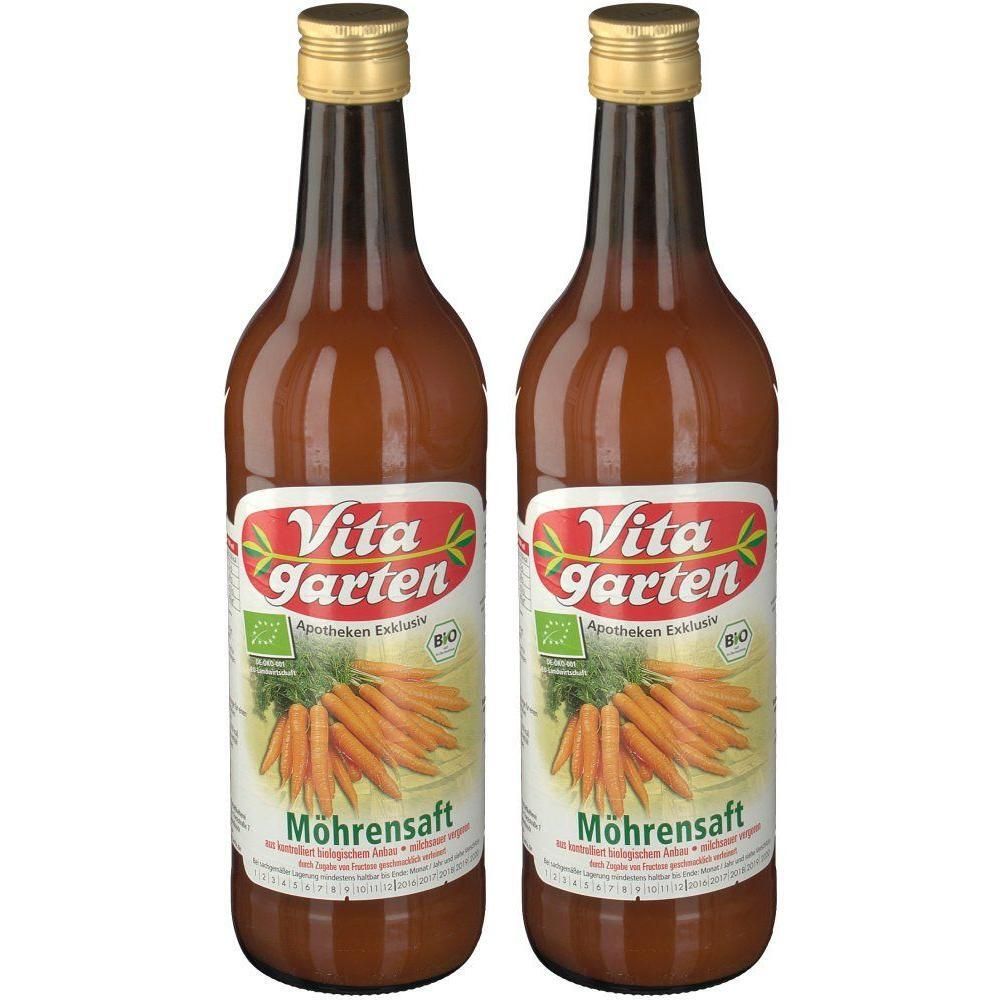 Vitagarten Möhren Saft biologisch 2x 2x750 ml