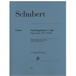 Streichquintett C-dur op. post. 163 D 956, Fachbücher von Franz Schubert