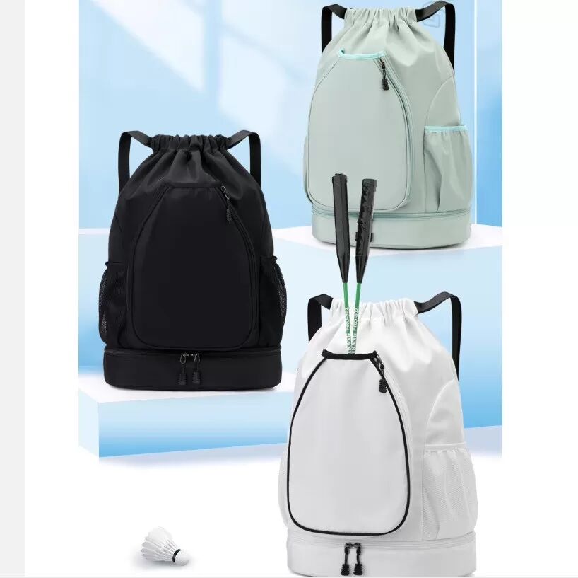 INF Vielseitiger Neopren Outdoor Sportrucksack für Paddel, Tennis & Badminton Schläger Schwarz