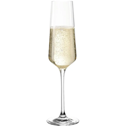 Leonardo Puccini Sektglas mit Einschenkhilfe 0,1 l / 0,2 l  - 30er Set (Gravur)