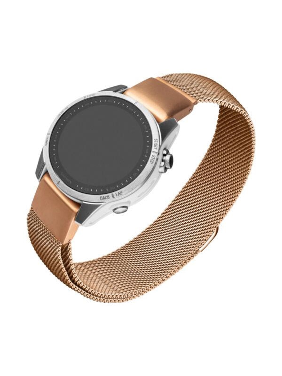 FIXED Mesh Strap for Garmin QuickFit 20mm - Rose Gold