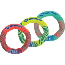 SCHILDKRÖT Schildkröt Neopren Diving Rings, 3 Tauchringe mit Sandfüllung, Ø 14cm, gut zu greifen, stehen am Grund, 970232, Größe ONE SIZE in Bunt Bunt