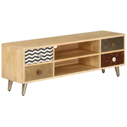 vidaXL TV-Ablage 120 x 30 x 40 cm Massivholz Mango