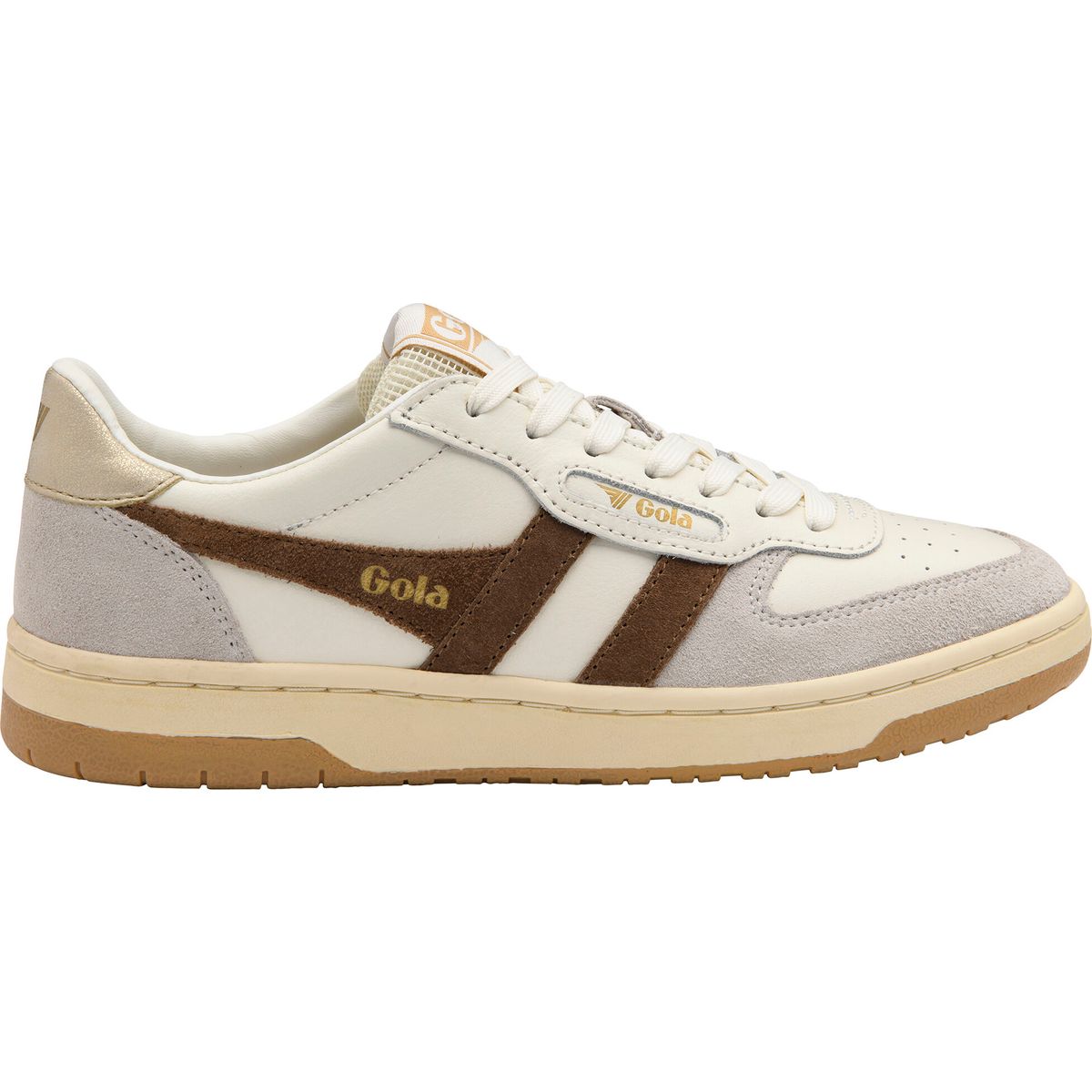 Gola Hawk Sneaker Women off white/otter/gold (FW) 40 CLB336-FW-40-offwhiteottergold