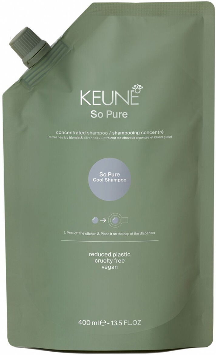 400ml KEUNE SO PURE Pure Cool Shampoo Refill