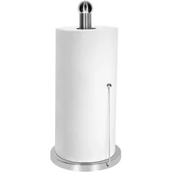 Cheffinger Küchenrollenhalter Edelstahl, Küchenrollenhalter, Silber