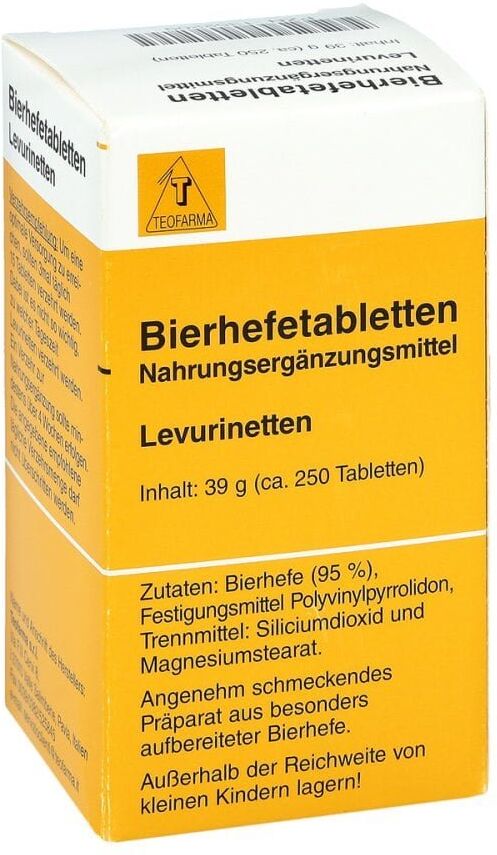 Bierhefe Tabletten Levurinetten