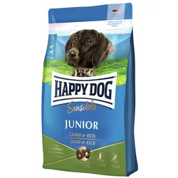 HAPPY DOG Junior Lamm & Reis Hundetrockenfutter 1 Kilogramm