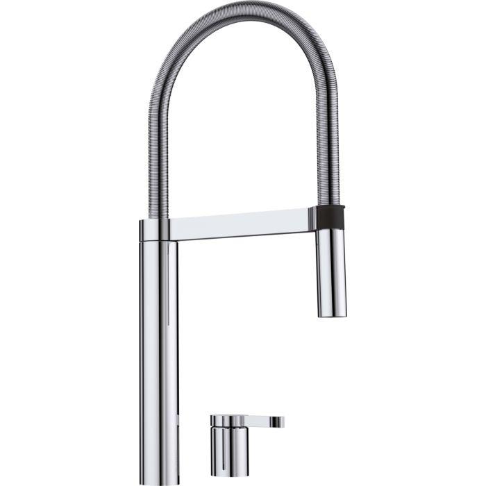 Blanco Culina S Duo Küchenarmatur 519782 Hochdruck, mit Schlauchbrause, chrom