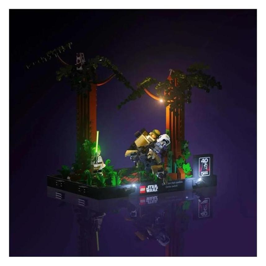 Light my bricks LMB 2.0 LED Licht Set für LEGO 75353 Verfolgungsjagd auf Endor - Diorama (75353)