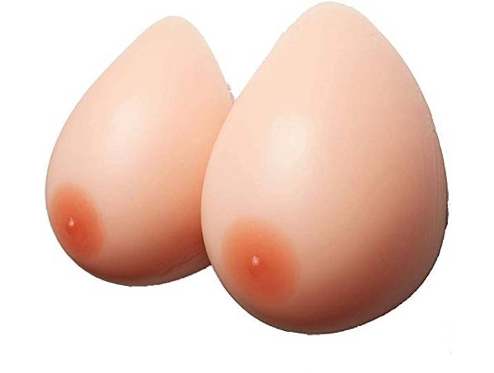 DHRH Selbstklebende große Silikonbrüste Formt Crossdresser, Tasse 4 Hautfarben Gefälschte Brüste für Patient Cosplay Gefälschte Brustprothese, Falsche Brüste für Crossdresser