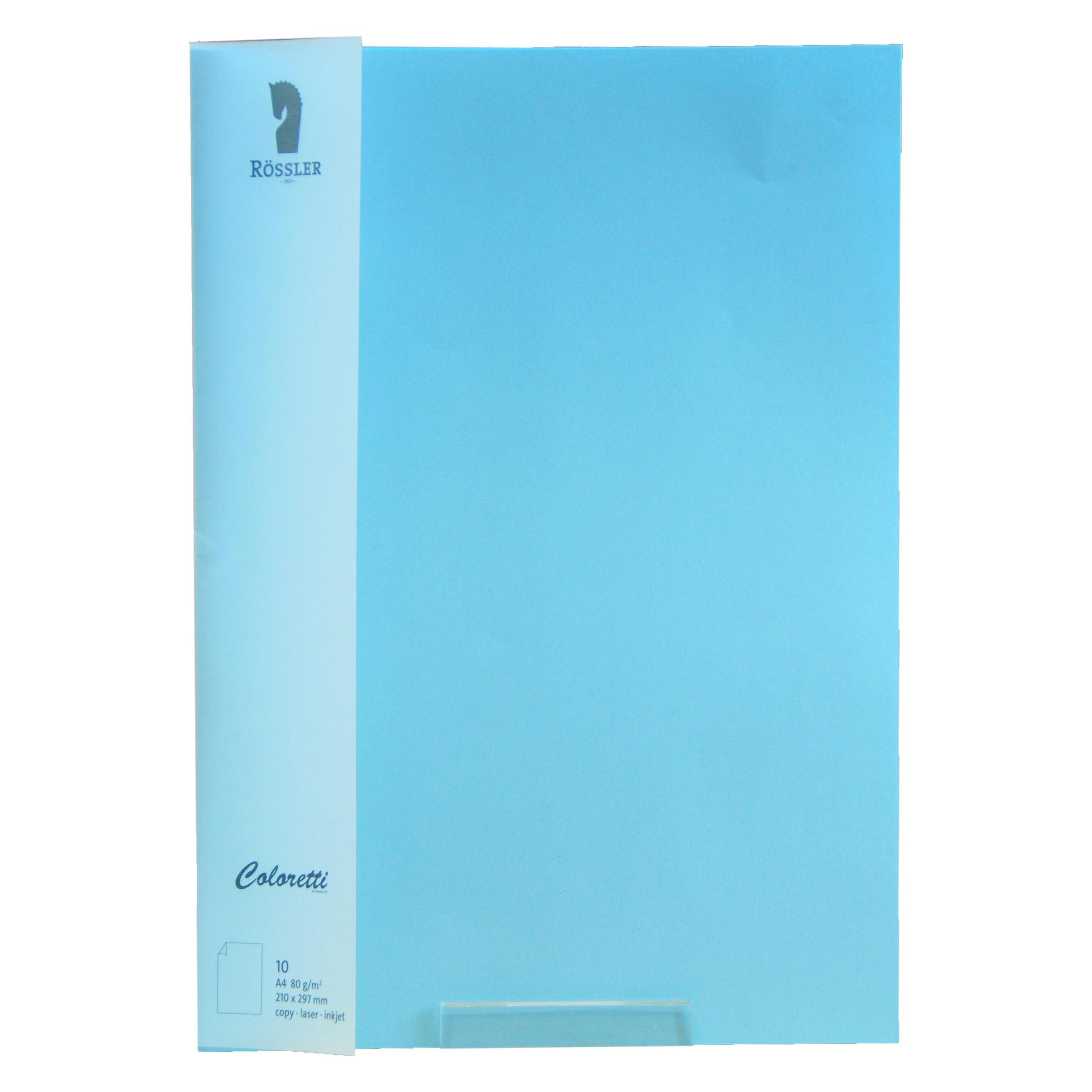 Magni 220701517 - Coloretti Briefpapier, 80g/m², DIN A4, himmelblau, 10 Blatt (1 Stk.) (220701517)