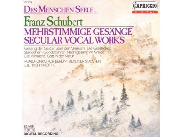 Schubert: Secular Vocal Works