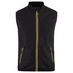 Softshell-Weste "3850" - L - schwarz/gelb