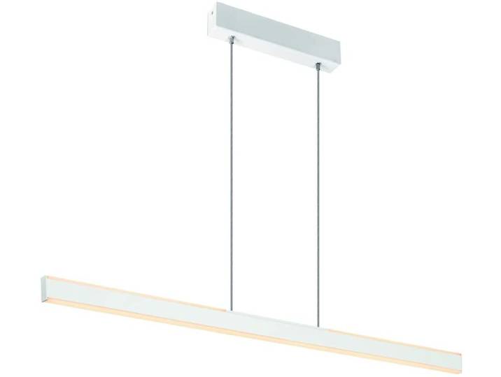 SLV Pendelleuchte ONE LINEAR 100 / Wohnzimmer-Lampe, Innen-Beleuchtung, Hänge-Leuchte Esszimmer, LED, Decken-Leuchte / 3000K 24W 1250lm weiß dimmbar