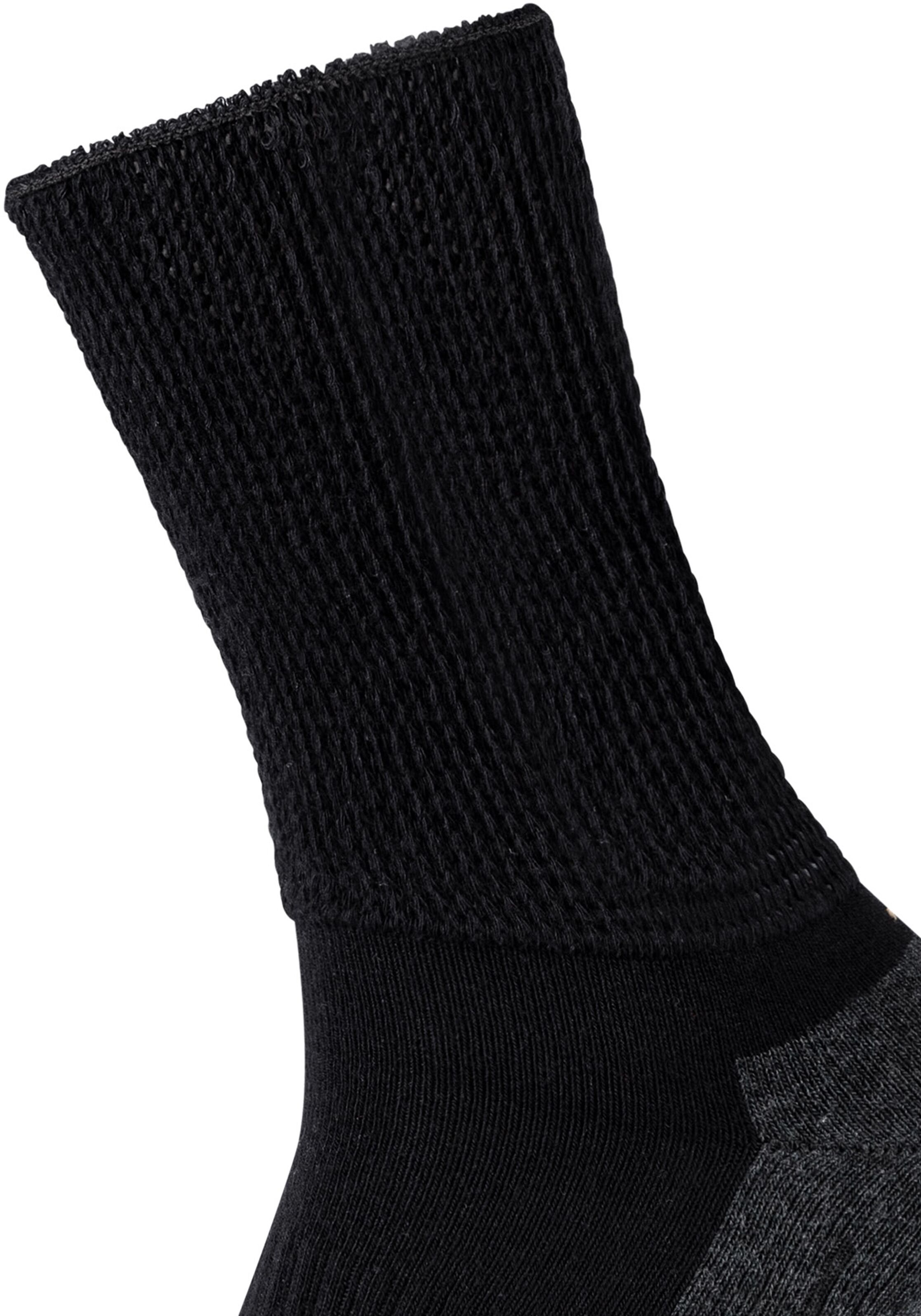 Socken CAMANO "function", Damen, Gr. 35-38, grau (weiß, grau), Obermaterial: 60% Baumwolle, 37% Polyester, 2% Elasthan, 1% Polyamid, Colorblocking, Socken Socken, perfekte Feuchtigkeitsregulation weiß, grau 35-38