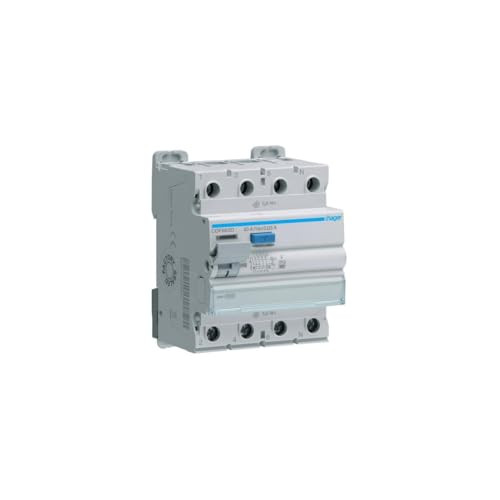 Hager CDF663D FI-veiligheidsschakelaar 4-polig 63A 30mA type F