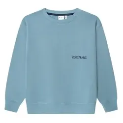 Pepe Jeans Unisex für Kinder. PB5800083 Sweatshirt Orlando blau (4años= 80cm), Lässig, Baumwolle, Kinderbekleidung