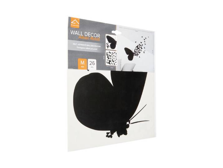 Crearreda Wand-Dekosticker Schmetterlinge 30.5 cm 6 Stück