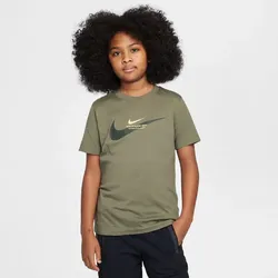 NIKE Sportswear Graphic T-Shirt Jungen 222 - medium olive L (147-158 cm)