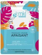 MKL Green Nature Masque Visage Apaisant en Bio-Cellulose Bio 10 ml - Sachet 1 masque