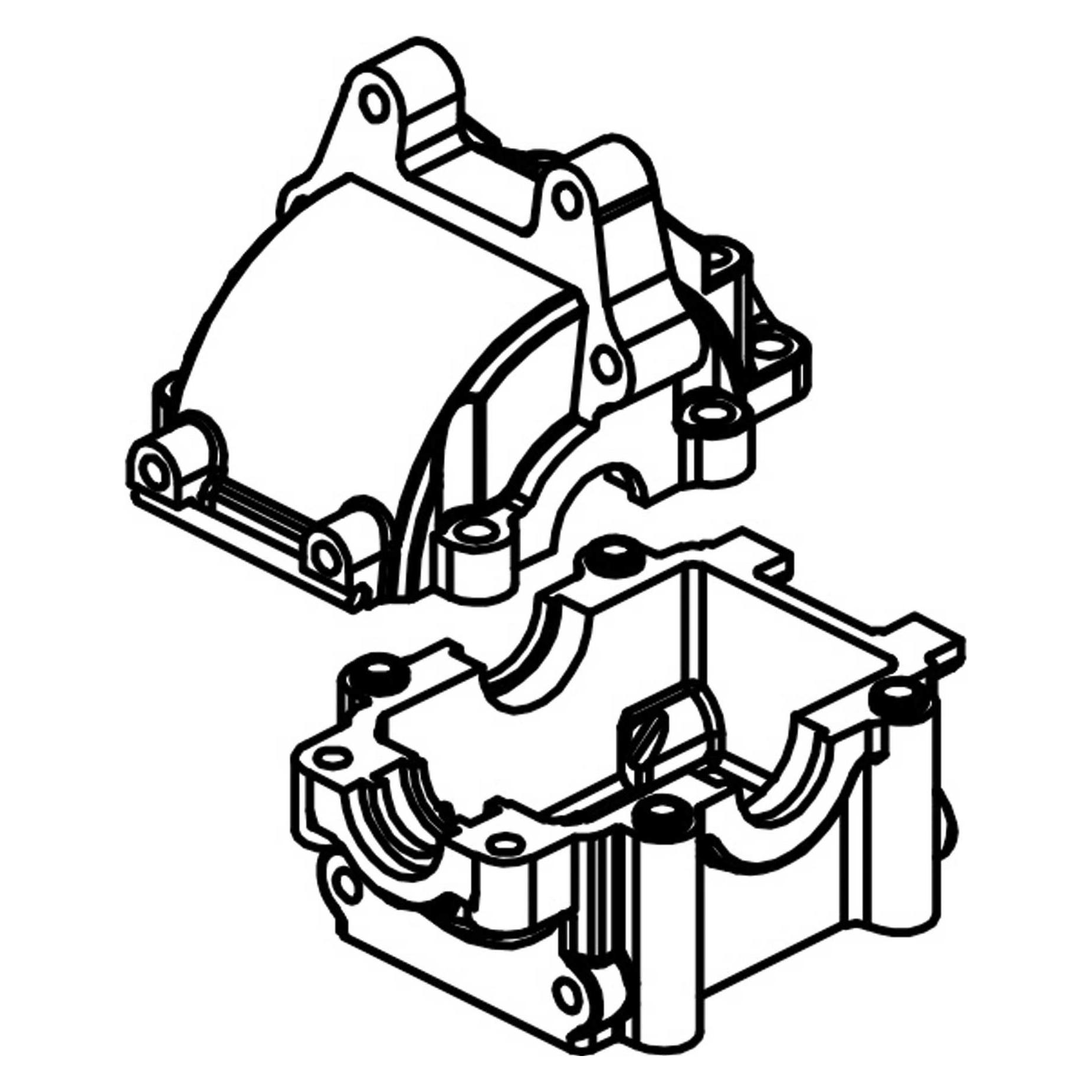 Absima Rear Gear Box (1610107)